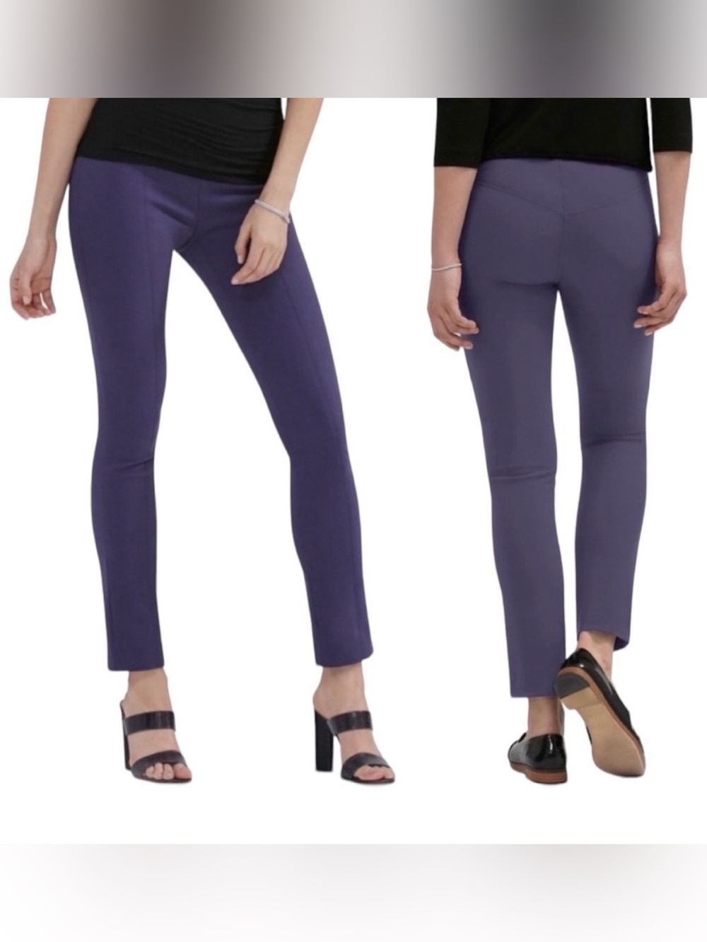 MM Lafleur The Foster Straight Leg Stretch Pant Elderberry Purple